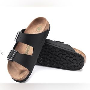 Birkenstock Arizona Vegan Birkibuc Narrow NWOT EU38